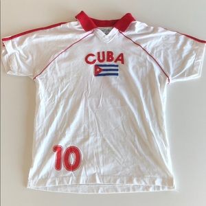 Cuba Soccer Jersey T-Shirt Polo